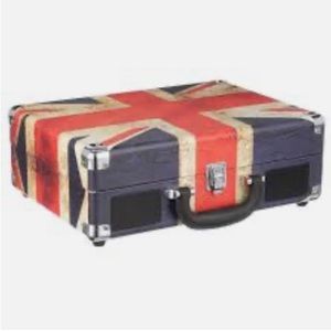 Record Player (UK Flag Design)